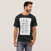 Fischgrätenleiter T-Shirt (Vorne ganz)