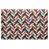 Fischgrätenmuster-Pinguin Stoff (Fat Quarter (45,7 x 55,9 cm))