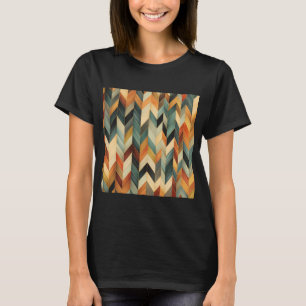 Fischgrätenmuster T-Shirt