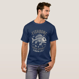 Fischgrätenskelett T-Shirt