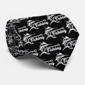 Fischhahn Männer Krawatte (Gerollt)