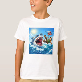 Fischhai Cartoon T-Shirt