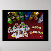 Fischhaken - Big Slick Poker Poster (Vorne)