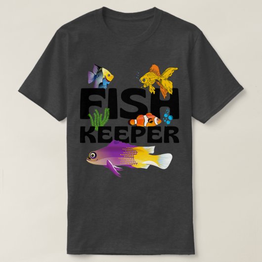Fischhalter 3 T-Shirt (Design vorne)