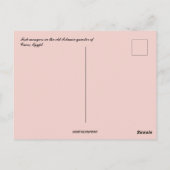 Fischhändler im alten islamischen Viertel Kairo-Äg Postkarte (Rückseite)