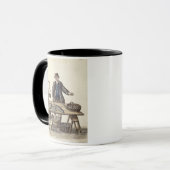 Fischhändler, venezianisch (Manuskript) Tasse (Vorderseite Links)