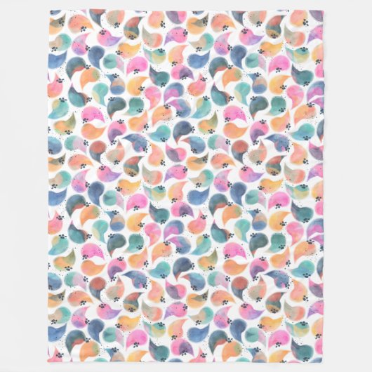 Fischhautfarbe Fleecedecke (Vorderseite)