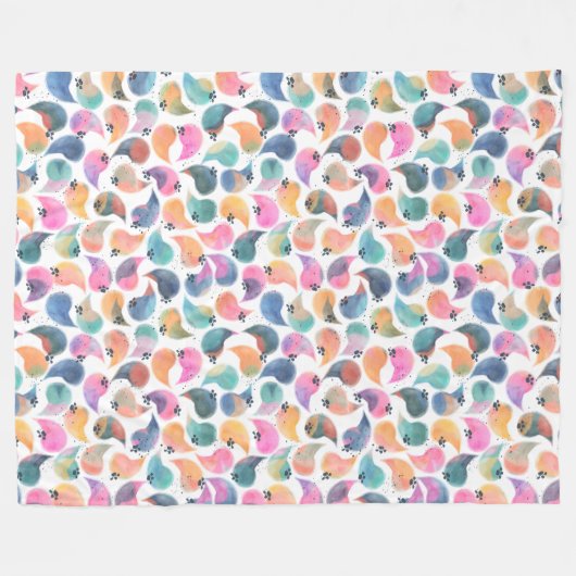 Fischhautfarbe Fleecedecke (Vorderseite (Horizontal))