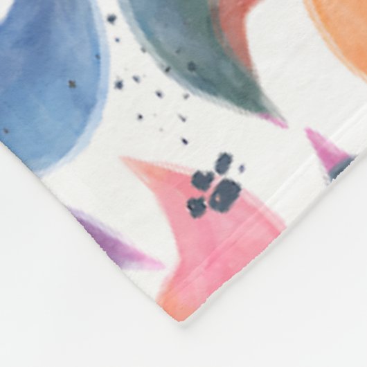 Fischhautfarbe Fleecedecke (Ecke)