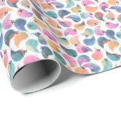 Fischhautfarbe Geschenkpapier (Rolleneckpunkt)