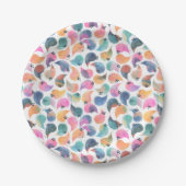 Fischhautfarbe Pappteller (Vorderseite)