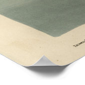 Fischhawk, Osprey, von Audubons Vögeln von Amerika Poster (Ecke)