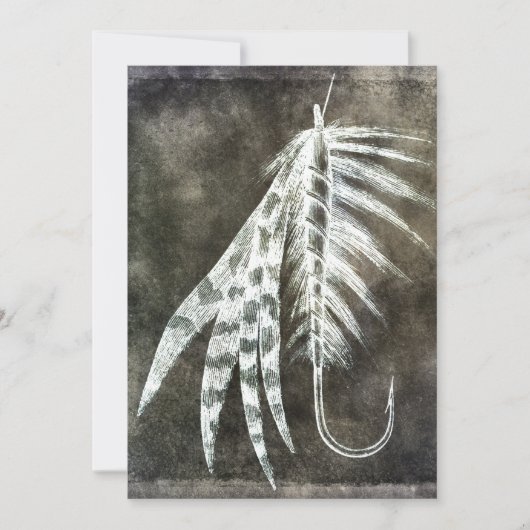 Fischhecht - Fischfang Fischfang Fischmilch Einladung (Vorderseite)