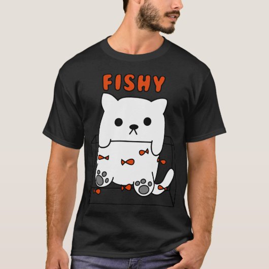 fischig (orange) T-Shirt (Vorderseite)