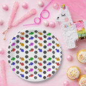 Fischige Räder Kinder Pappteller (Party)