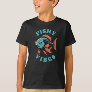 Fischige Vibes - Lustiger Fisch T-Shirt
