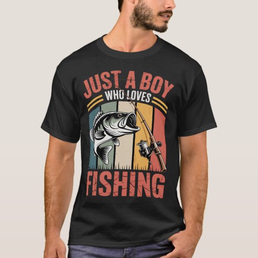 Fischjunge T-Shirt (Vorderseite)