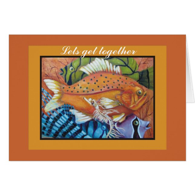 Fischkarte (Vorderseite (Horizontal))