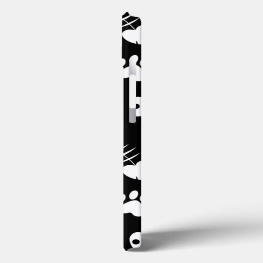 Fischkatzenmuster Case-Mate iPhone Hülle (Rückseite / Links)