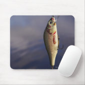 Fischkeule vor Wasser Mousepad (Mit Mouse)