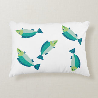 FISCHKISSEN, BUNTE FISCHE, WEICHES TRENDKISSEN DEKOKISSEN