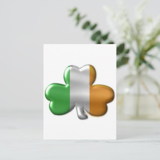 Fischklee Postkarte (Stehend Vorderseite)