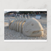 Fischknochen Postkarte (Vorderseite)