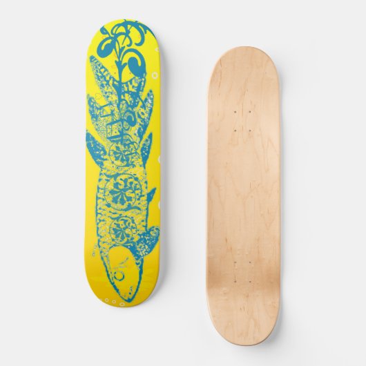 FischKnochen Skateboard (Vorderseite)