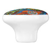 Fischknöpfe ziehen keramikknauf (Seitenansicht)