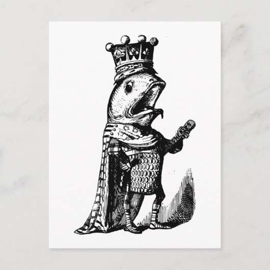 Fischkönig postkarte (Vorderseite)