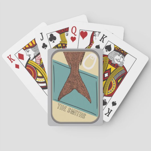 Fischkonserven Spielkarten (Rückseite)