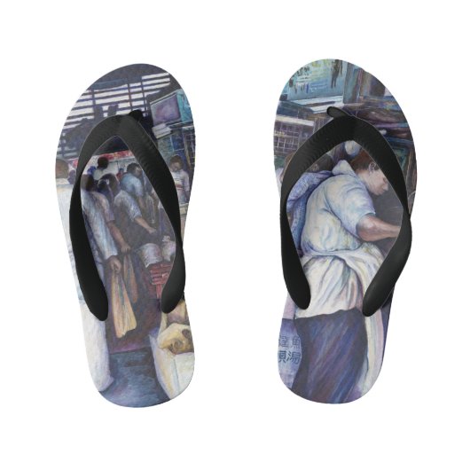 Fischkopfsuppe, Singapur Kinderbadesandalen (Fußbett)