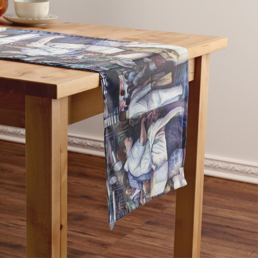 Fischkopfsuppe, Singapur Kurzer Tischläufer (Beispiel)