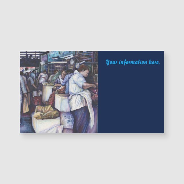 Fischkopfsuppe, Singapur Magnetkarte (Vorderseite)