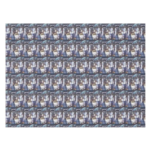 Fischkopfsuppe, Singapur Tischdecke (Vorderseite (Horizontal))