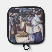 Fischkopfsuppe, Singapur Topflappen (Vorderseite)