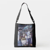 Fischkopfsuppe, Singapur Tragetaschen Mit Langen Trägern (Rückseite)