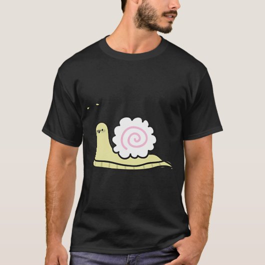 Fischkuchen-Schnecke T-Shirt (Vorderseite)