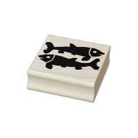 Fischkunst-Briefmarke