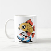 Fischkunst Kaffeetasse (Links)