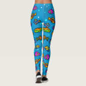 Fischkunst Leggings (Rückseite)