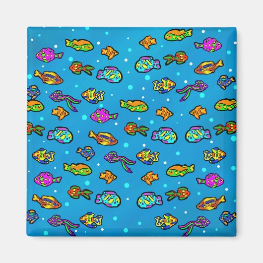 Fischkunst Magnet (Vorne)