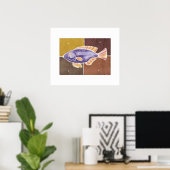 Fischkunst Poster (Heimbüro)