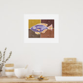 Fischkunst Poster (Küche)