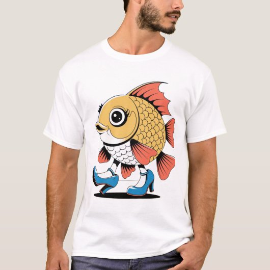 Fischkunst T-Shirt (Vorderseite)