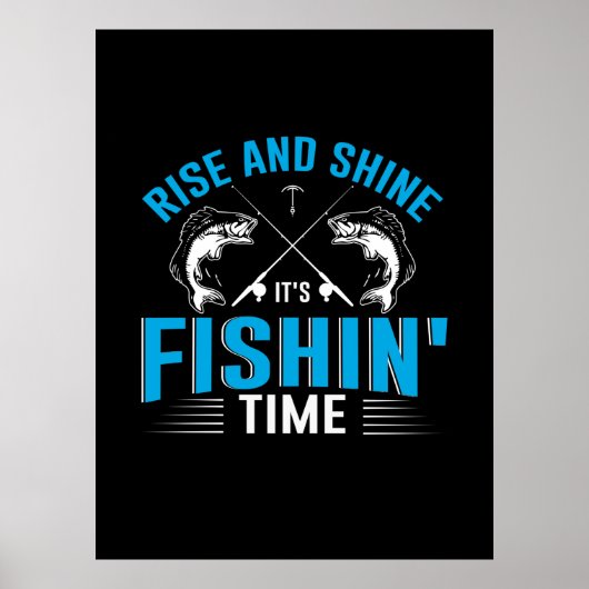 Fischkunstaufstieg und Hochseefischerei Poster (Vorne)
