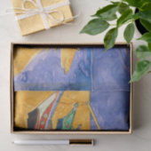 Fischkutter am Strand von Vincent Van Gogh Seidenpapier (Geschenk)