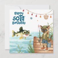 Fischliebhaber 50. Geburtstag Fischfarb