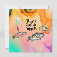 Fischliebhaber Aquarell