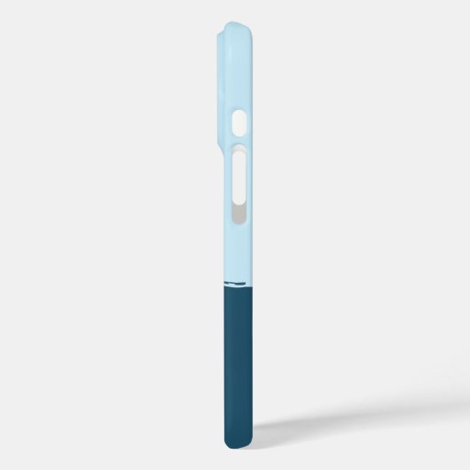 Fischliebhaber, blau Case-Mate iPhone hülle (Rückseite / Links)